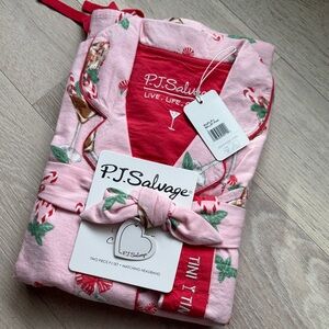 P.J. Salvage Pink Cocktail Print Pajama Set